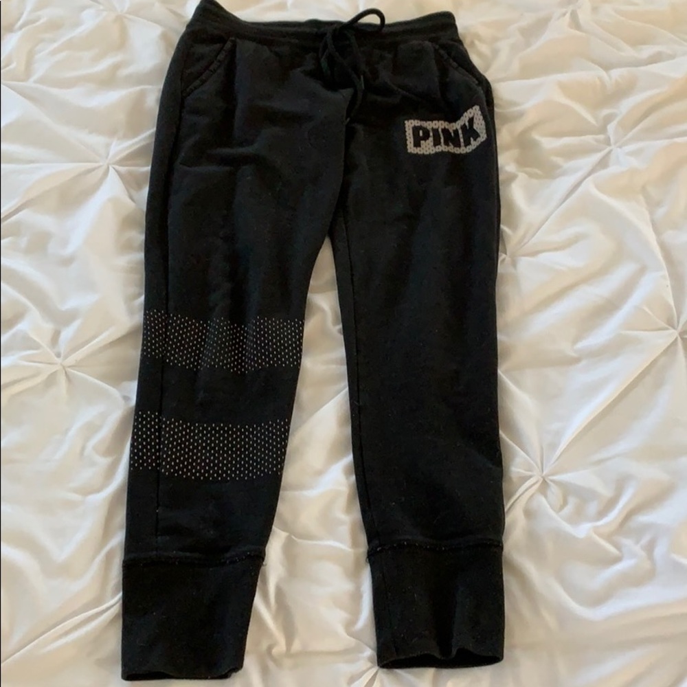 Pink sweatpants